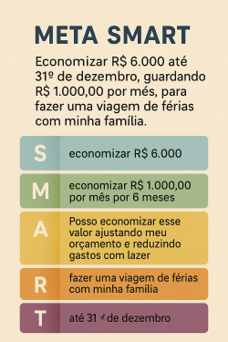Metas Smart metas financeiras segundo semestre.