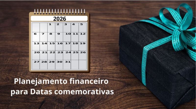 Planejamento financeiro para datas comemorativas com agenda e controle de gastos