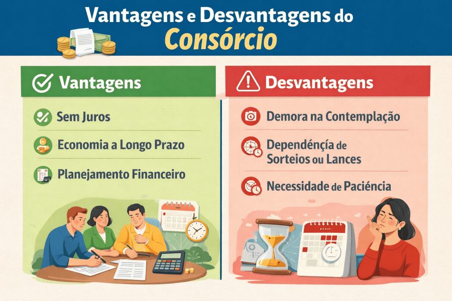vantagens do consórcio